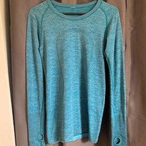 LuluLemon Blue Swiftly Speed Long Sleeve